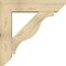 Ekena Millwork Funston Slat Rough Sawn Bracket w/ Offset Brace, Douglas Fir, 8"W x 34"D x 34"H BKT0806X34X34FST06RDF - alternate 4